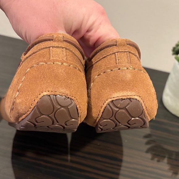 Brown Suede Moccasin Slippers - Picture 3 of 8